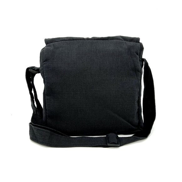 Messenger Bag With Butterfly Embroidery - Picture 9 of 12